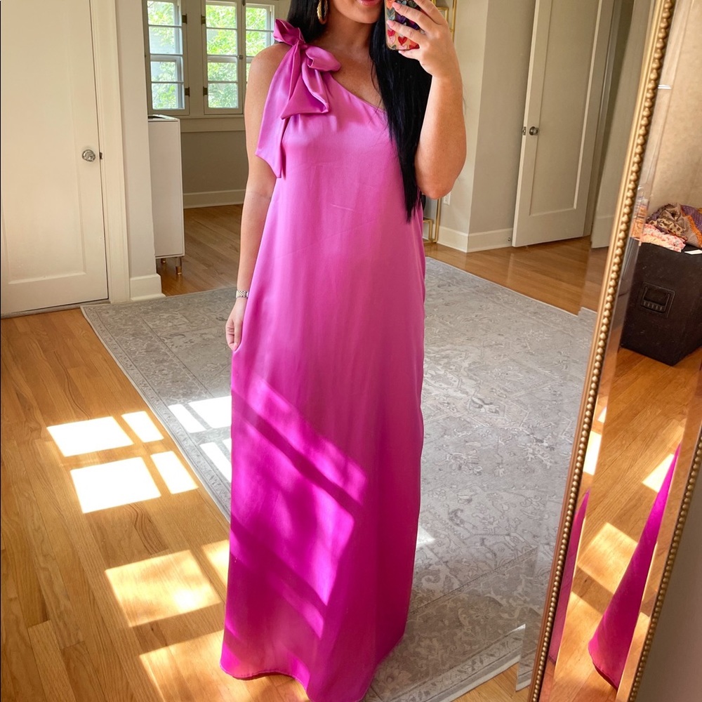 Red Dress Boutique maxi one shoulder formal dress